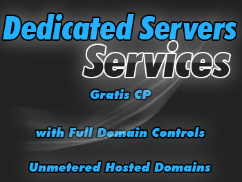 Low-cost dedicated servers hosting account